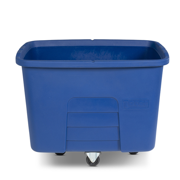 Toter 12 Cubic Feet 400 lbs. Capacity Heavy Duty Manual Cube Truck - Blue MMC12